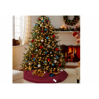 Dráha vánočního stromu - vínová barva