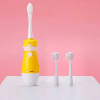 Elektrický zubní kartáček pro děti - žlutý