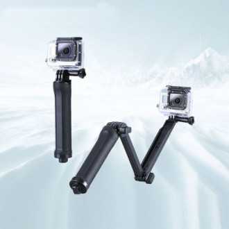 Monopodový stativ pro sportovní kameru GoPro - černý