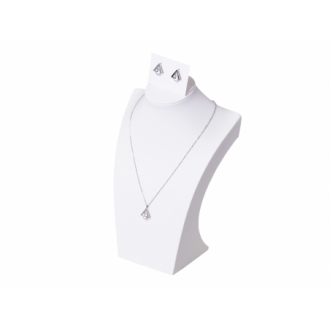 Sada náhrdelníku s náušnicemi Xuping Triangles - stříbrná