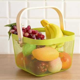 Košík s ovocem - zelený