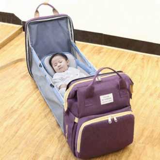 Multifunkční batoh / taška pro matku s funkcí spánku -...