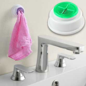 Nástrčný držák na ručníky - zelený