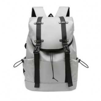 Cestovní batoh s prostorem pro notebook - šedý