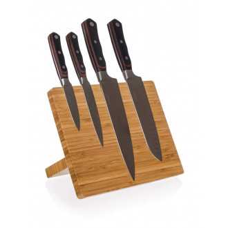 Magnetická bambusová deska na nože 25,5 x 21 cm - Banquet