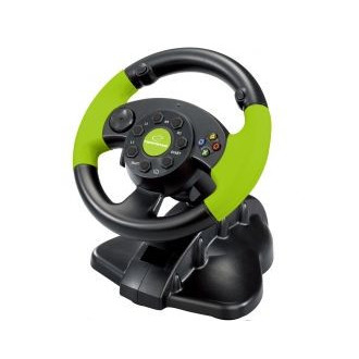 Volant Esperanza EG104 (PC, Xbox 360, černá a zelená)