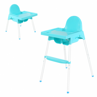 Vysoká židle - modrá