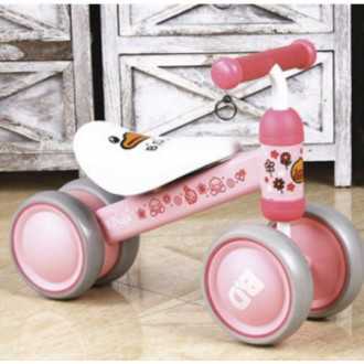 Dětské jízdní kolo na kole - růžové