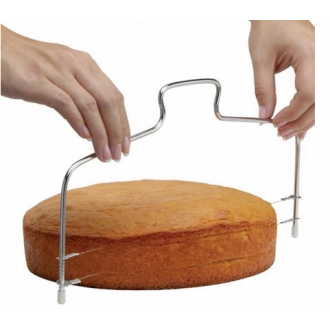 Strunový nůž na krájení piškotového dortu, dortu - 31 cm