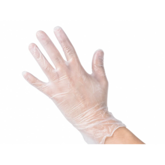 Silné vinylové rukavice 100 ks - velikost M.