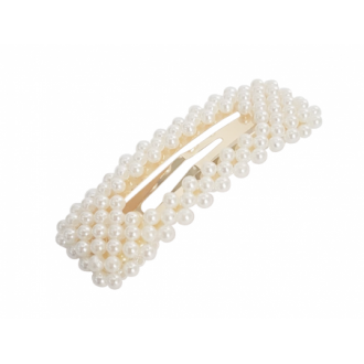Sponky do vlasů GLAMOUR 3 - zlatá a bílá perla