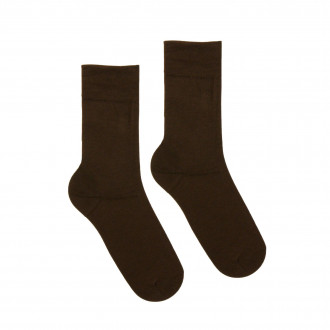 MORAJ Pánské zdravotní ponožky s ionty stříbra 45-47 hnědé