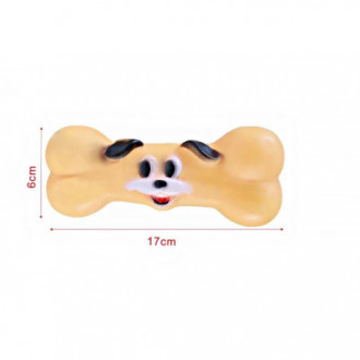hračka pro psa, kousátko Pro Psy kost 17 cm, pískací