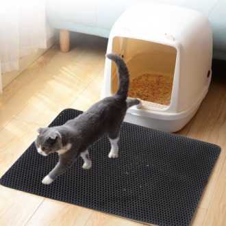 Rohož pro kočky na rohožku na rohožky - černá