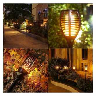 Dekorativní LED solární lampa na zahradu